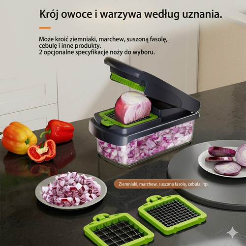 16-częściowy zestaw do krojenia warzyw, wielofunkcyjna krajalnica do owoców i warzyw
