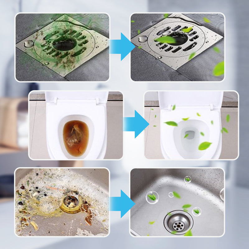 🚿💨【Oferta 50% taniej】Wielofunkcyjny, skuteczny proszek do czyszczenia rur odpływowych, zapobiega zatorom