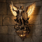 1 sztuka 129zł🕊️Lampa ścienna Anioł Stróż św. Michała✨
