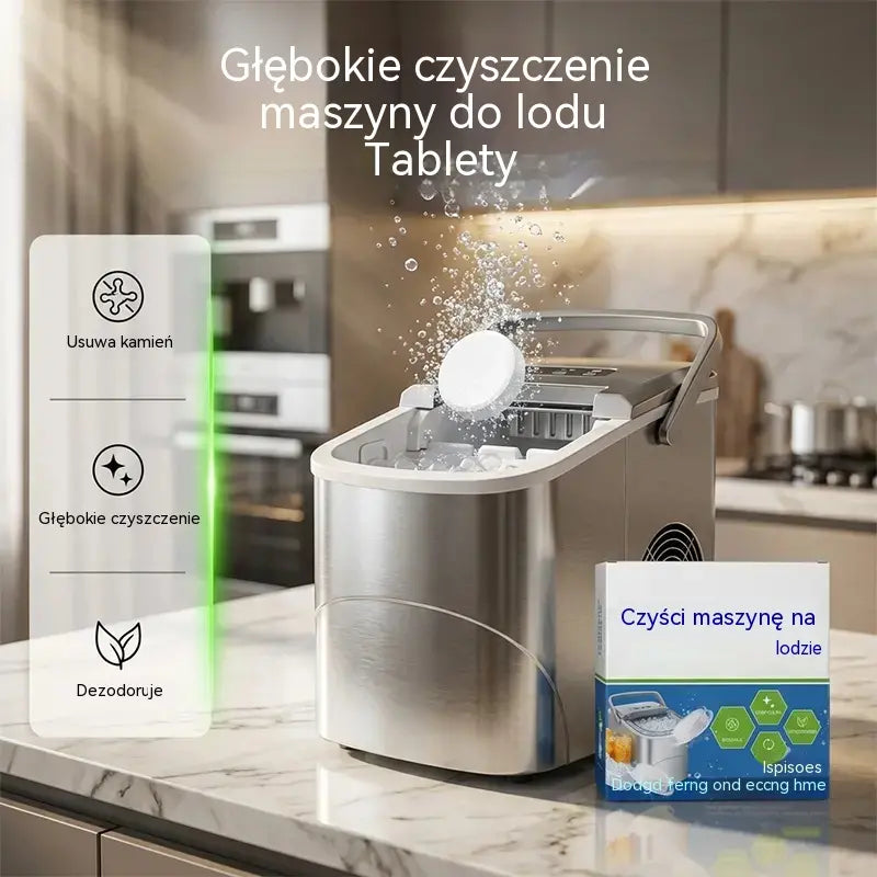 【Kupte 1, získejte 1 zdarma】Uniwersalne tabletki do czyszczenia kostkarki do lodu – odkamienianie, dezodoryzacja, czyszczenie i konserwacja