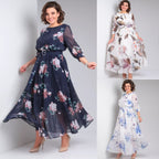【🥇Najlepiej sprzedające się】💥👗【S-5XL】Nowa sukienka z nadrukiem na wiosnę 2025