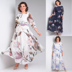 【🥇Najlepiej sprzedające się】💥👗【S-5XL】Nowa sukienka z nadrukiem na wiosnę 2025