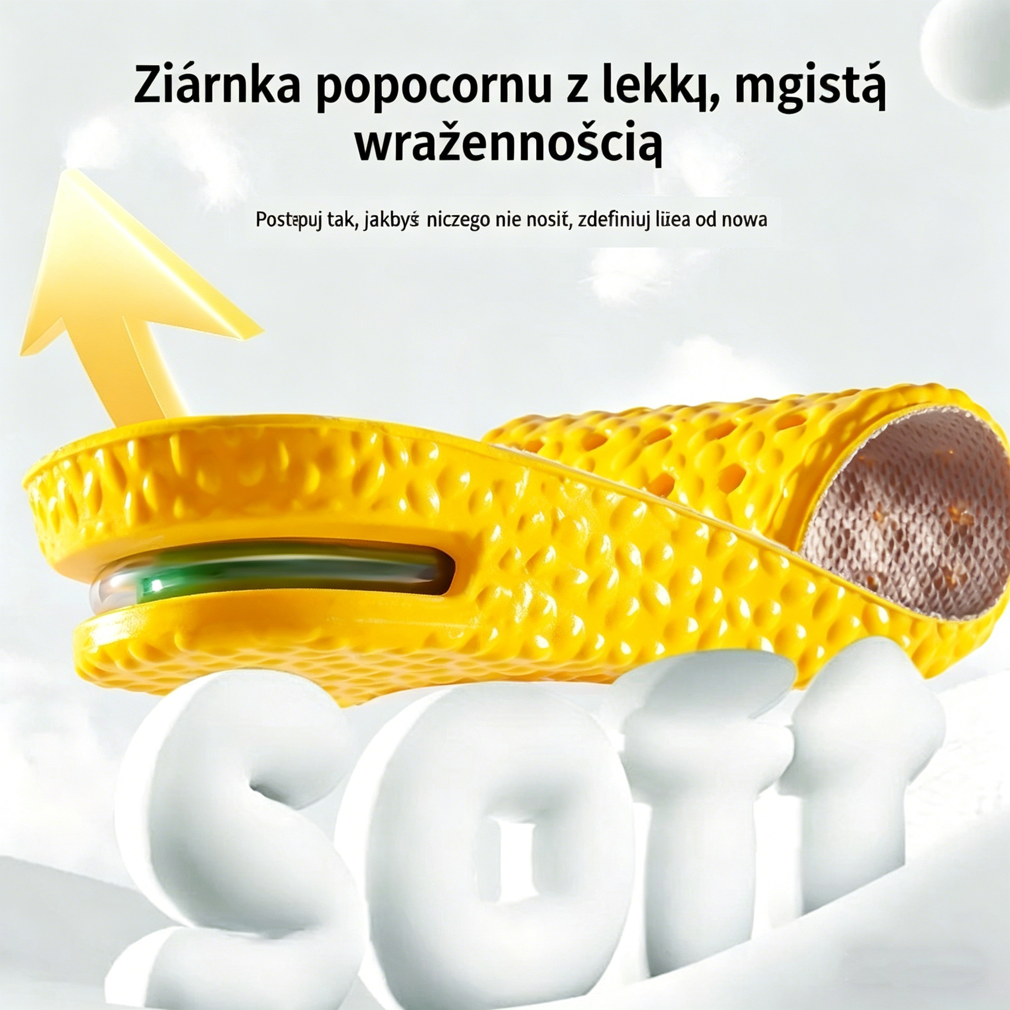 💥【Kup 1, otrzymaj 1 gratis: 2 pary】👟Wygodne wkładki z poduszką powietrzną i efektem podwyższenia wzrostu 📈