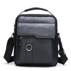 👜Bolso bandolera de cuero auténtico para hombre, de estilo moderno y alta calidad