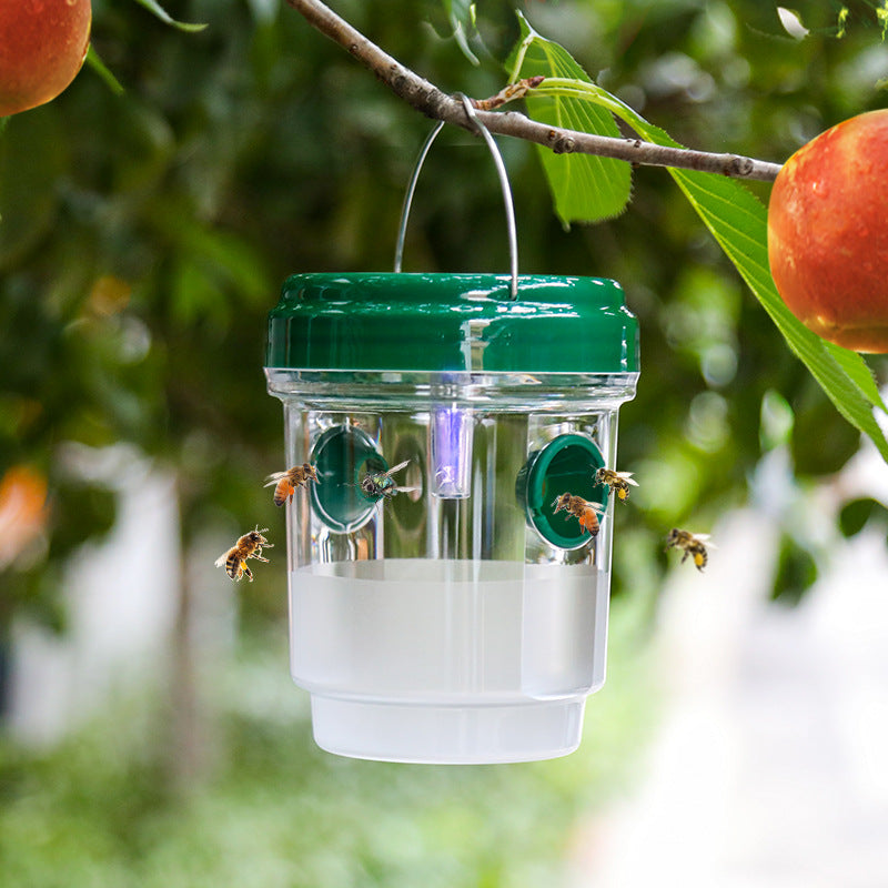 🐝☀️ Słoneczna pułapka na osy do tarasu i ogrodu 🔋🌿 – skuteczna, ładowalna, odporna na warunki atmosferyczne – bez chemii, do 500 m² – oszczędzaj już teraz