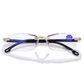 🔥🕶【Kup jeden, a drugi dostaniesz gratis】Okulary do czytania HD z diamentową oprawką i filtrem światła niebieskiego