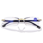 🔥🕶【Kup jeden, a drugi dostaniesz gratis】Okulary do czytania HD z diamentową oprawką i filtrem światła niebieskiego