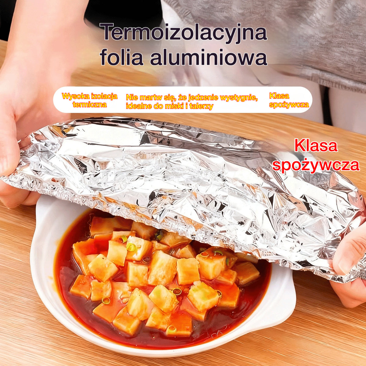 📢 Rabat 50%! 🔥 🥗Aluminiowe pokrywki na żywność – świeżość bez folii i bałaganu