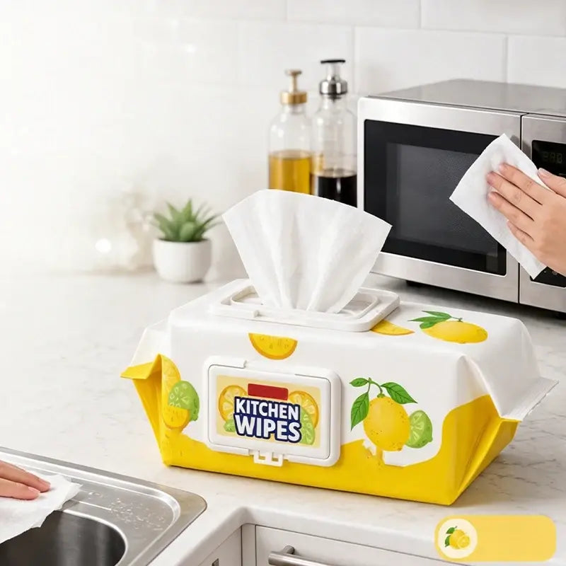 50% zniżki! 🍋 Wielofunkcyjne ściereczki kuchenne | Łatwe czyszczenie lodówki i domu ✨