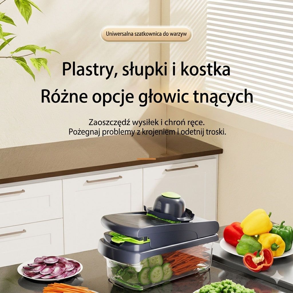 16-częściowy zestaw do krojenia warzyw, wielofunkcyjna krajalnica do owoców i warzyw