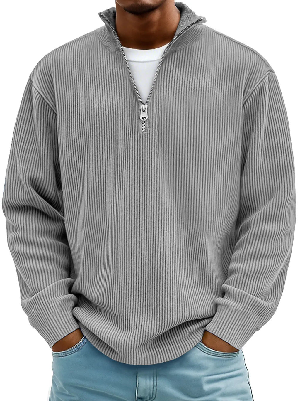🔥【S-5XL】Jesień/Zima Nowa męska bluza ze stójką