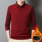 🔥【45% OFF】👔【M-4XL】Mužský prémiový kašmírový dvojdielny teplý top všetko v jednom