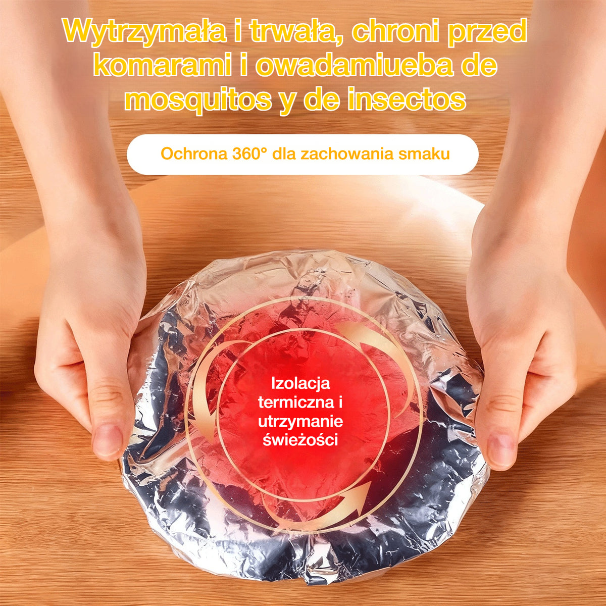 📢 Rabat 50%! 🔥 🥗Aluminiowe pokrywki na żywność – świeżość bez folii i bałaganu