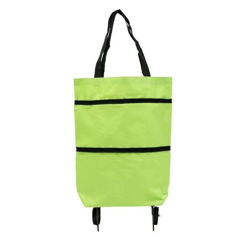1 sztuka 109zł【Najlepiej sprzedający się produkt】🛒♻️2 w 1 składana torba na zakupy i plecak, lekka torba na zakupy/wózek na kółkach