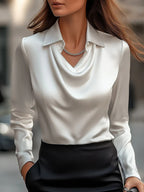 😍【Oferta ograniczona czasowo】【S-3XL】🌷Nowa prosta i elegancka koszula damska