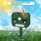 【🔥Gorąca sprzedaż🔥】Odstraszacz zwierząt zasilany energią słoneczną, czujnik podczerwieni, odstraszacz ptaków o dużej mocy, odstraszacz ultradźwiękowy