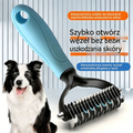 🐾🐱【Kup 1, a 1 dostaniesz gratis!】 Szczotka do usuwania sierści zwierząt domowych: ✨dwustronna, zaokrąglona główka szczotki szybko rozczesuje i usuwa luźną sierść, nie uszkadzając przy tym skóry Twojego pupila💖
