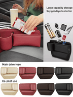 【Especiales de hoy 】🚗🚗Gap caja de almacenamiento de piel de vaca