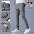 💖👖Oferta w połowie ceny🎈【M-5XL】2026 Męskie spodnie z lodowego jedwabiu – luźny i elastyczny krój