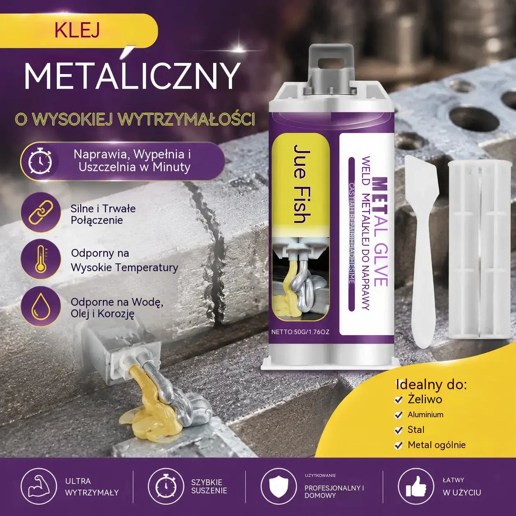 ⚡【2 zestawy za jedyne 99 zł】🔩 Klej do metalu – klej do naprawy spawów metalowych ✨