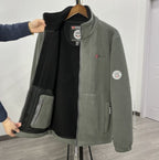 Especiales de hoy!💁‍♂️💁‍♂️【XS-3XL】Chaqueta de terciopelo grueso de lana de talla grande informal cálida de otoño e invierno para hombre