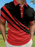 🔥【Kup 1, odbierz 1 gratis】🔥👔【S-6XL】Nowa męska koszulka polo w paski 2025