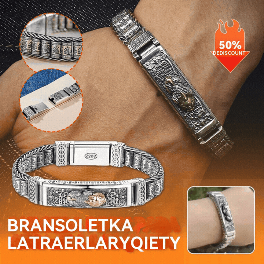 🏆😍【Bestseller】Modna srebrna bransoletka, całkowicie nowy design