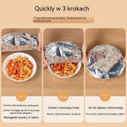 🔥🔥【100 sztuk】🍎🔥 Pokrywka z izolacją z folii aluminiowej do kontaktu z żywnością