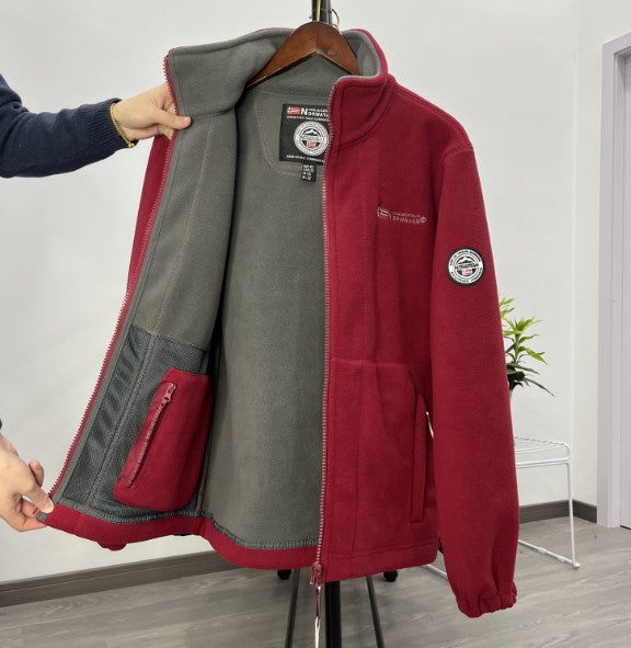 Especiales de hoy!💁‍♂️💁‍♂️【XS-3XL】Chaqueta de terciopelo grueso de lana de talla grande informal cálida de otoño e invierno para hombre