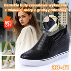 🔥【Koszt jednej pary 129 zł.】【34-41】🔥Lato 2026 damskie buty na co dzień z miękkiej skóry z grubą podeszwą