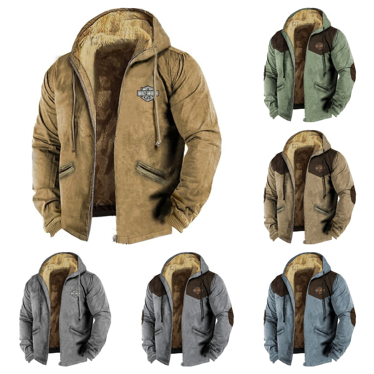 🔥💥【M-5XL】Sudadera con Capucha para Hombre – Moda de Otoño e Invierno, Refuerzo, Cálida y Cómoda para el Frío