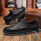 💯🔥【39-48】Los zapatos de negocios casuales para hombre están hechos de cuero impermeable y resistente a las manchas con u na suela suave para un uso cómodo.