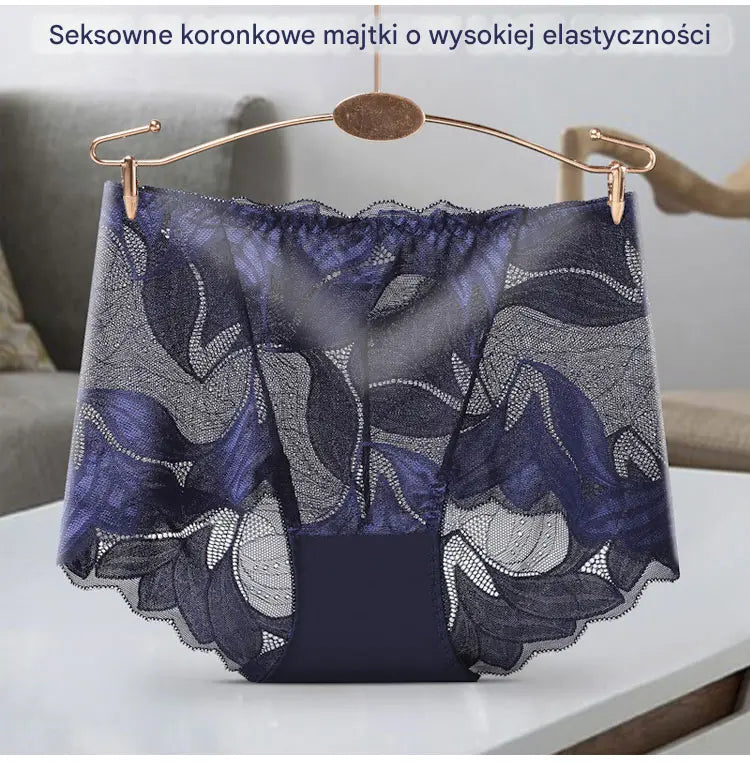 🔥【Kup3, a otrzymasz 2】💋【40-105kg】 Seksowna, oddychająca damska bielizna ze średnim stanem