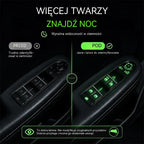 【8 szt.】🚗 Naklejki fluorescencyjne na przyciski samochodowe | Natychmiastowa lokalizacja elementów sterujących, nawet w nocy