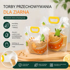 📢📢 50% zniżki! Zestaw 6 elementów (z lejkiem) ⏰ Wielofunkcyjne torby do przechowywania żywności, chroniące przed owadami i wilgocią.