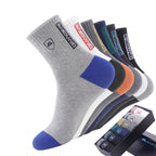 🔥🧦【Kup 5 par, a 5 otrzymasz gratis】✨🎉【Opakowanie 10 par】Nowe miękkie i wygodne skarpetki męskie z czystej bawełny, pochłaniające pot i odporne na zapachy