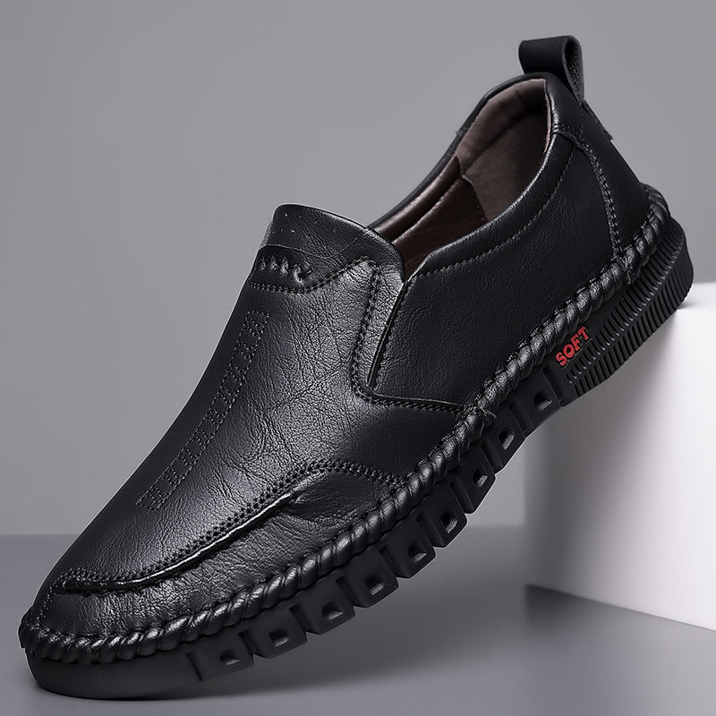 🏆45% OFF👞【39-44】2026 Męskie buty sportowe na co dzień, wykonane z prawdziwej skóry, z miękką podeszwą, antypoślizgowe, oddychające