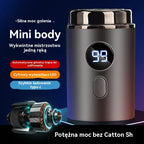 🔥Najlepsza Oferta: RABAT 50% 🔥Mocna Mini Elektryczna Golarka Męska z Cyfrowym Wyświetlaczem