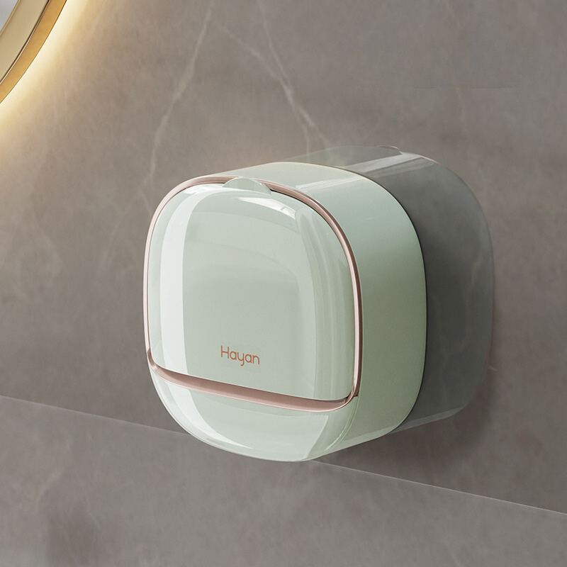 【🎁49% OFF】🧼🫧Bezotworowe, ścienne pudełko na mydło z pokrywką do łazienki