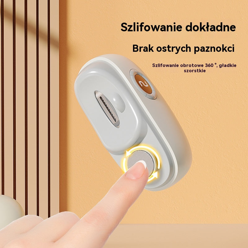 🔥Hit Sprzedaży 【Rabat 50%】✂️💅Wielofunkcyjny elektryczny pilnik do paznokci z zabezpieczeniem przed przytrzaśnięciem. Elektryczny obcinacz do paznokci.