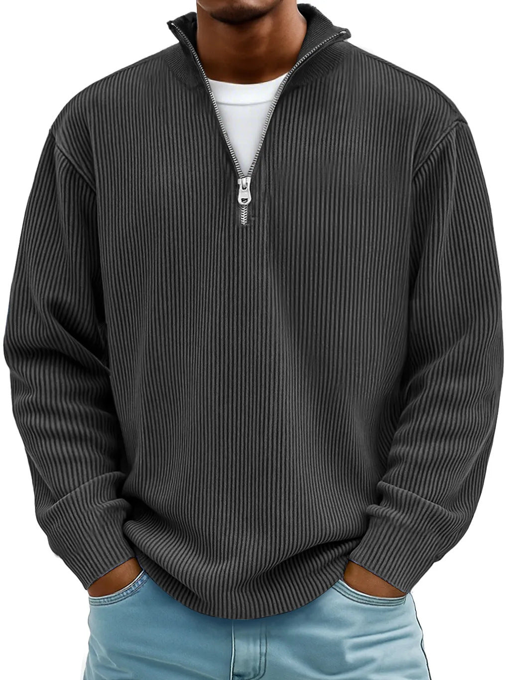 🔥【S-5XL】Jesień/Zima Nowa męska bluza ze stójką