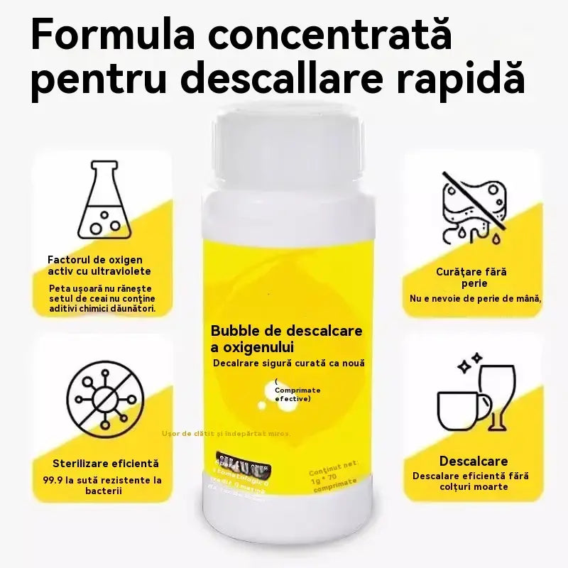 🔥【Kup 2 opakowania i otrzymaj 2 gratis】✨【Szybkie czyszczenie】🔥Wielofunkcyjne musujące tabletki czyszczące do użytku domowego