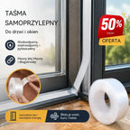 45 mm × 5 m 🚪 Uszczelka dolna drzwi z PVC – pyłoszczelna i chroniąca przed przeciągami