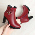 ✨👢【34-41】Nowy model wprowadzony na rynek! Modne i eleganckie damskie buty ze skóry naturalnej