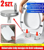 🚽【3 pary po 99 zł】 Uniwersalne akcesoria łazienkowe ----💦✨zaciski śrubowe do mocowania deski sedesowej.