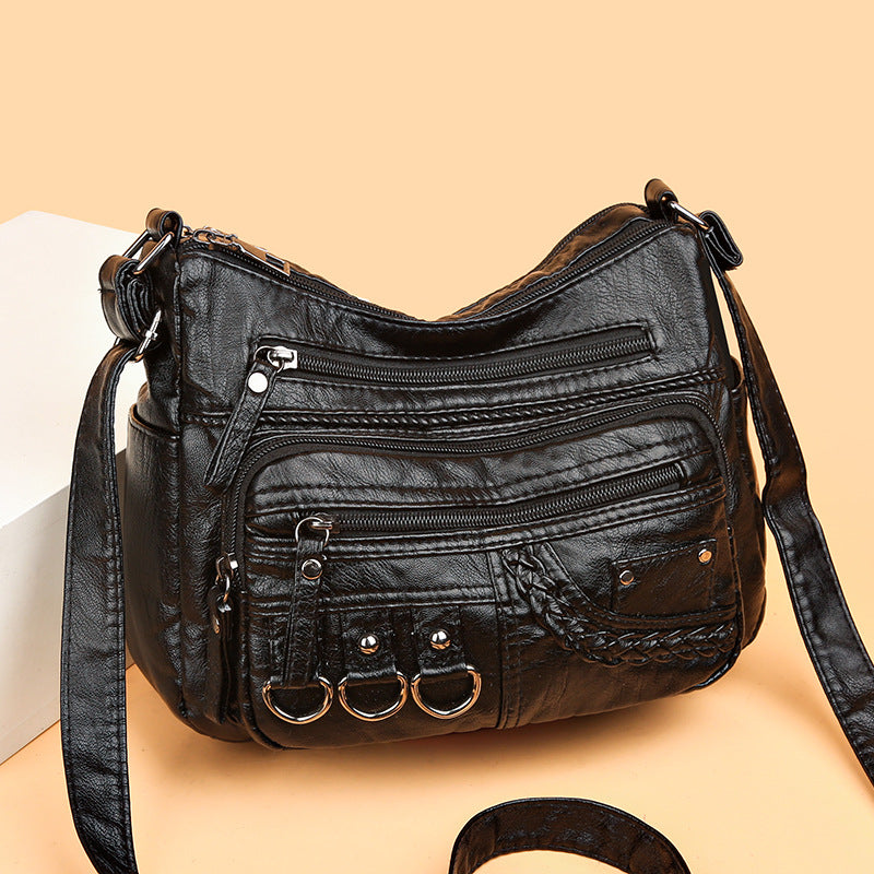 💥【50% zniżka na czas ograniczony】👜2026 nowa torba na ramię / crossbody z miękkiej skóry o dużej pojemności -