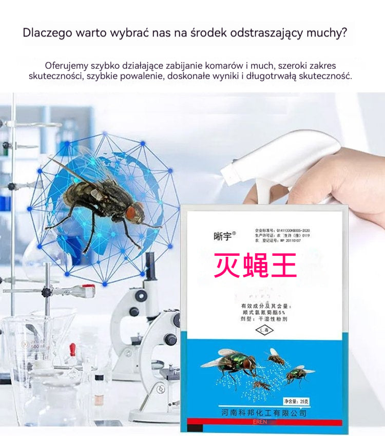 🦟【Super oferta】1 opakowanie – skutecznie eliminuje muchy i komary!
