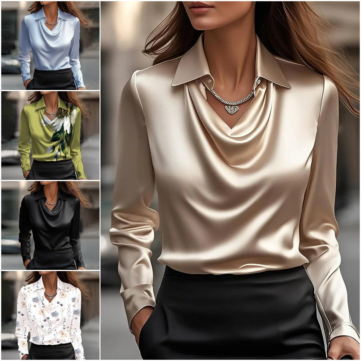 😍【Oferta ograniczona czasowo】【S-3XL】🌷Nowa prosta i elegancka koszula damska