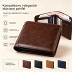 50% OFF! 🐂✨ Nowy męski portfel ze skóry naturalnej z systemem antykradzieżowym