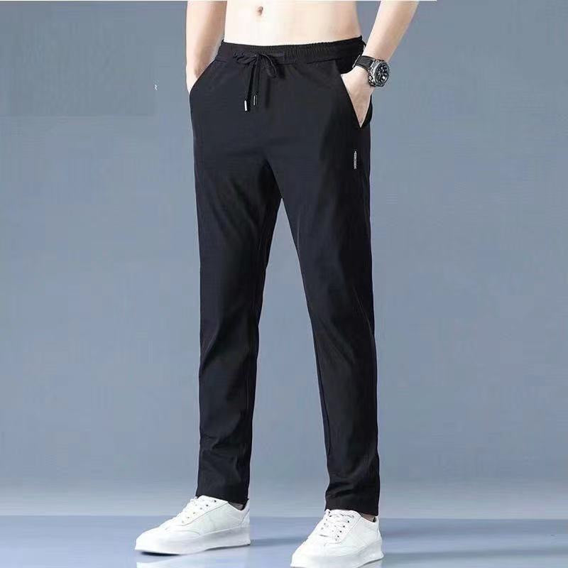💖👖Oferta w połowie ceny🎈【M-5XL】2026 Męskie spodnie z lodowego jedwabiu – luźny i elastyczny krój